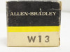 Allen-Bradley W13; Overload Thermal Unit; Series: W