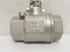 Industry-Std 1WMY4; Ball Valve SS; 1NPT; 1000PSI; NO HANDLE