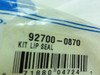 Jabsco 92700-0870; Lip Seal; 3" OD; 1.5" ID