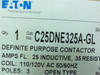 Eaton C25DNE325A-GL; Contactor 25A; 600V; 3P; Coil: 120VAC
