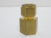 Swagelok B-810-7-8; Brass Tube Fitting 1/2" Comp x 1/2NPT