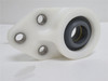 Poly-Hi-Solidur BHAB2016; Poly Flange Bearing; 3-Bolt; 1"ID