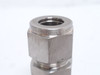 Brennan N2404-08-08-SS; Straight Adapter SS 1/2" Tube; 1/2NPT