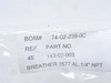 BOM 143-02-003; Breather Cap 1/4NPT; W/Sight Glass; 1/2NPT