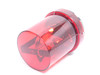 Federal 1215-120R; Red Incandescent Rotating Beacon; 120VAC