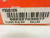Link-Belt F3U212N; Flange Mount 3/4"ID; 4-Bolt Mount