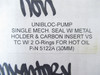 Unibloc 5122A; Pump Seal w/metal holder carbon inserts 30mm