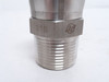 Brennan 6505-16-16-SS; Straight Adapter; SS-316; 1 JIC x 1NPT