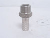MFG- HB075SS; Barbed Hose Fitting; SS; 3/4" Tube x 3/4NPT