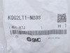 SMC KQG2L11-N03S; Tube Elbow; SS; 90Deg; 3/8PTC x 3/8NPT