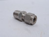 Brennan N2404-04-04-SS; Tube Adapter; SS; 1/4" Tube x 1/4NPT