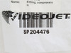 Videojet SP204476; Tube Connector; Brass; 10-32 X 1/8TB
