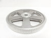 Marel 21062; Aluminum Pulley; 25mmID; 11-1/8"OD; 112 Teeth