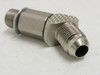 MFG- 6 V5OX-SS; SS Hydr. Adaptor Elbow 45Deg 3/8 JIC x 3/8 Boss