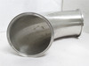 Sanitary Solutions 2CMP6-600; Pipe Elbow; 90Deg; SS-304; 6"