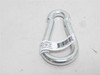 Koch 245373; Lot-2 Zinc-Plated Cast Aluminum Spring Snaps