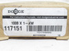 Dodge 1008 X 1-KW; Taper Lock Bushing 117151; 1"ID