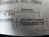 MFG- 783680075; Internal Retaining Ring