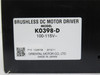 Oriental Motor K0398-D; Brushless DC Motor; 100-115VAC