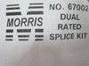 Morris 67002; Dual Rated Splice Kit; 8-2AWG