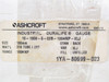 Ashcroft 101008S100; Liquid Fill Pressure Gauge 0-100Psi