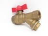 Industry-Std  1PYY8; Butterfly Combination Strainer/Ball Valve