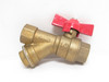 Industry-Std  1PYY8; Butterfly Combination Strainer/Ball Valve