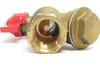 Industry-Std  1PYY8; Butterfly Combination Strainer/Ball Valve