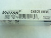 Victor 0690-0035; Check Valve; 200 PSIG