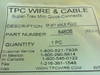 TPC Wire & Cable 84606; Cable; 5P; 6FT; 600V