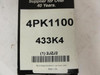 Bando 4PK1100; Serpentine Belt 433K4; 4-ribs 43.3"L; 2JZJ2