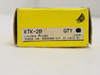 Bussmann KTK-20; Fast Acting Fuse; 20A; 600VAC