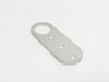 Marel 4263084; Knife Slicer Plate; SS; 4-7/8" Long; 1-3/4" W