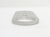 Marel 4263084; Knife Slicer Plate; SS; 4-7/8" Long; 1-3/4" W