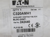 Eaton C320AMH1; Auxiliary Contact Block; 10A; 600VAC; 1 Pole