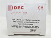 Idec HW4L-M1F10QD-R-12V; Illuminated Push-Button; Red; 240V