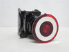 Eaton E34EX853RD24; Illuminated Push Button; Red; 10A; 600VAC