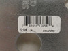 Steel City 52-C-6; Lot-10 Square Flat Cover; 4"; 1/2" Knockout
