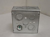 Eaton TP558; Lot-2 Outlet Boxes 4-11/16" Sq; 2-1/8" Deep