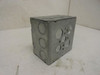 Garvin 72181-3/4; Lot-2 Junction Box; 4-11/16" Sq; 3" Deep