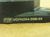 System Plast UCFH204-20M-SS; Flanged Bearing; 20mmID; 2-Bolt;SS