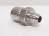 SSP J6-8C; Straight Adaptor; SS-316; 3/8 JIC x 1/2NPT