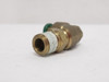 Parker W169PLP-3-2-BRASS; Air Elbow; 90Deg; 3/16"PTC x 1/8NPT