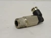 Parker W369PLPX-4-4; Air Elbow; Long; 90Deg; 1/4" PTC x 1/4 NPT