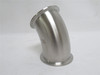 VNE EG2K3.0; Sanitary Elbow; 45Deg; 3" Clamp; SS-304