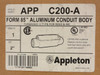 Appleton APP C200-A; Aluminum Conduit Body Form 85; Size: 2"