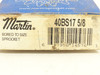 Martin 40BS17 5/8; Sprocket #40; 17 Teeth; 5/8"ID
