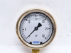 Wika 9310681; Liquid Filled Brass Pressure Gauge; 0-30PSI