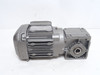 SEW WA20DRS71S4/DH; AC Gearmotor; 60:1 Ratio; 1/2HP; 230/460V