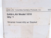 Sani-Lav 1010; Chrome Strainer Assembly W/Basket; Size: 2"